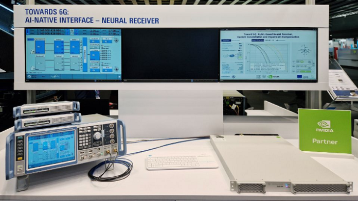 Test bed for AI/ML-based neural receiver with NVIDIA at MWC Barcelona