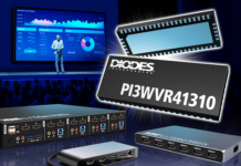 PI3WVR41310, a 13.5Gbps high-speed video switch