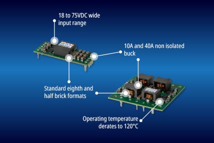 10A and 40A Non-Isolated DC/DCs