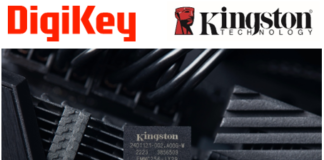 DigiKey has partnered with Kingston Technology to offer its memory and storage solutions.