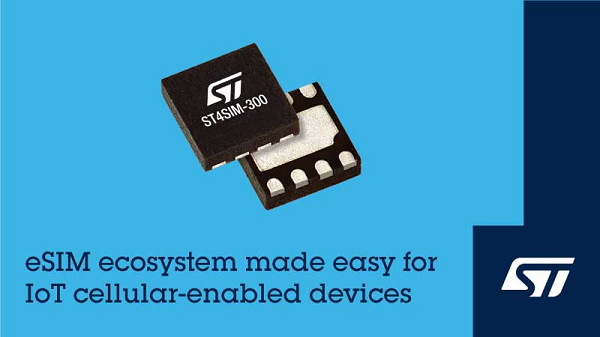 Industry-first embedded SIM from STMicroelectronics