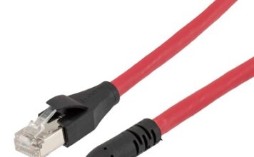 right-angle Ethernet cable